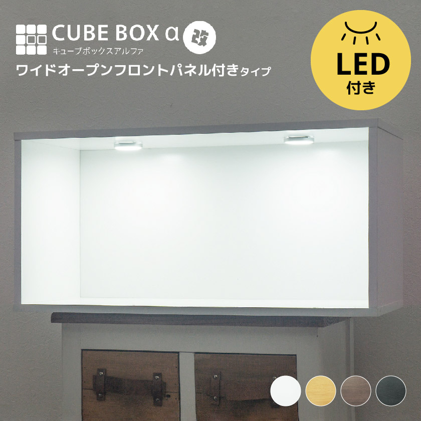キューブボックスα 改 LED ワイドタイプ (主電源用) キューブボックスα 